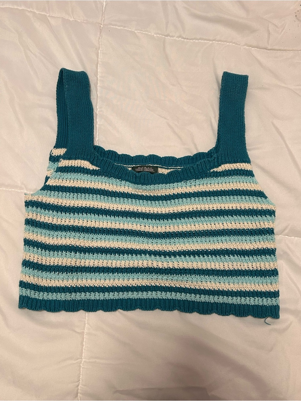 wild fable knit crop top